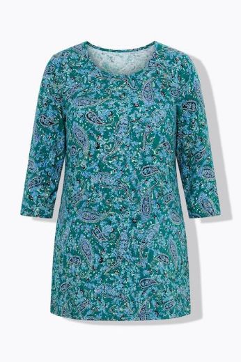 Moda za polnejše Majica 3/4 rukava dužeg kroja plus velikost, xxl, Ulla Popken in Johann Popken (JP1880)