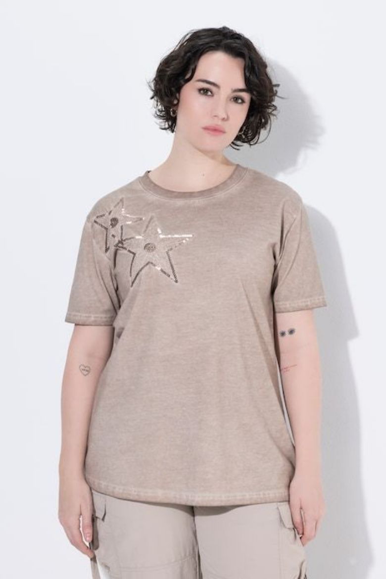 Moda za polnejše Majica kratkih rukava plus velikost, xxl, Ulla Popken in Johann Popken (JP1880)