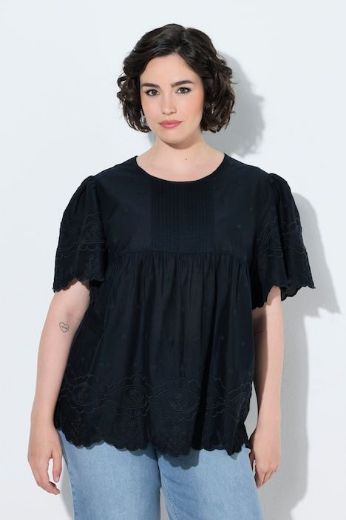 Moda za polnejše Bluza kratkih rukava A kroja plus velikost, xxl, Ulla Popken in Johann Popken (JP1880)
