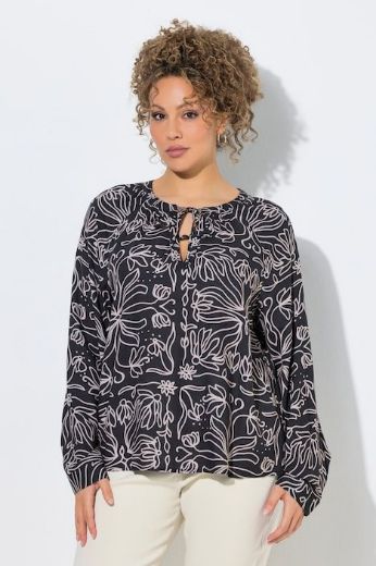 Moda za polnejše Bluza dugih rukava plus velikost, xxl, Ulla Popken in Johann Popken (JP1880)
