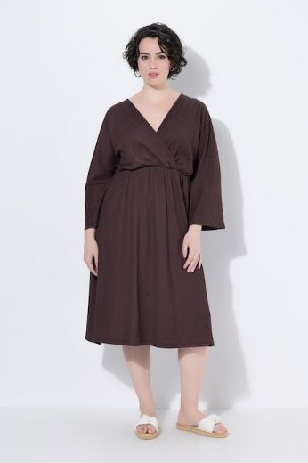 Moda za polnejše Haljina midi 3/4 rukava plus velikost, xxl, Ulla Popken in Johann Popken (JP1880)