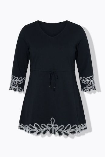 Moda za polnejše Majica 3/4 rukava dužeg kroja plus velikost, xxl, Ulla Popken in Johann Popken (JP1880)