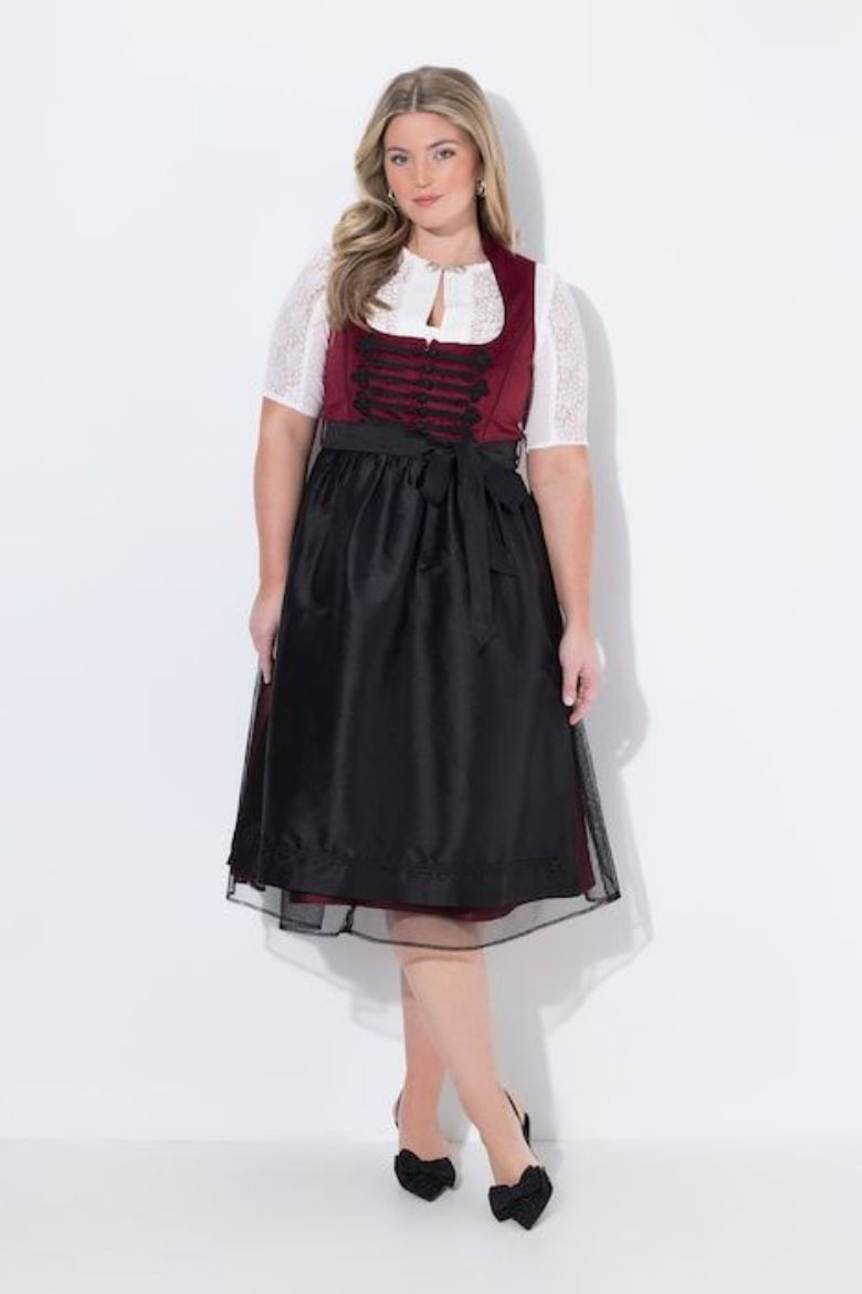 Moda za polnejše Haljina dirndl plus velikost, xxl, Ulla Popken in Johann Popken (JP1880)