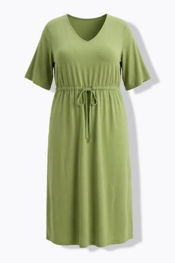 Moda za polnejše Haljina maxi kratkih rukava A kroja plus velikost, xxl, Ulla Popken in Johann Popken (JP1880)