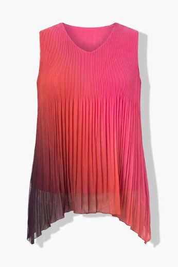 Moda za polnejše Bluza bez rukava A kroja plus velikost, xxl, Ulla Popken in Johann Popken (JP1880)