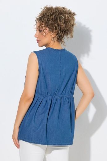 Moda za polnejše Bluza bez rukava V ovratnika plus velikost, xxl, Ulla Popken in Johann Popken (JP1880)