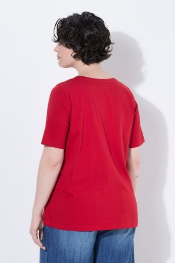 Moda za polnejše Majica kratkih rukava V ovratnika plus velikost, xxl, Ulla Popken in Johann Popken (JP1880)