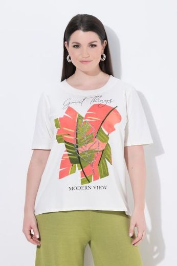 Moda za polnejše Majica kratkih rukava plus velikost, xxl, Ulla Popken in Johann Popken (JP1880)