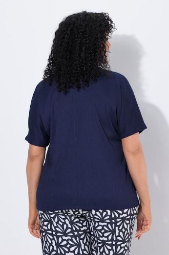 Moda za polnejše Bluza 3/4 rukava V ovratnika plus velikost, xxl, Ulla Popken in Johann Popken (JP1880)