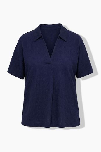 Moda za polnejše Bluza 3/4 rukava V ovratnika plus velikost, xxl, Ulla Popken in Johann Popken (JP1880)