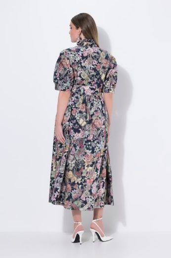 Moda za polnejše Haljina maxi kratkih rukava plus velikost, xxl, Ulla Popken in Johann Popken (JP1880)