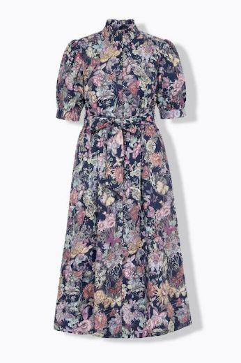 Moda za polnejše Haljina maxi kratkih rukava plus velikost, xxl, Ulla Popken in Johann Popken (JP1880)