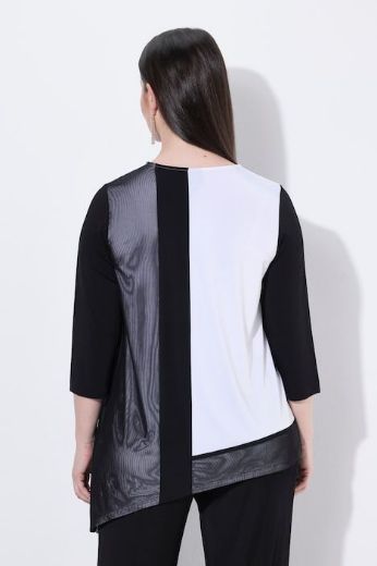 Moda za polnejše Bluza 3/4 rukava asimetričnog kroja plus velikost, xxl, Ulla Popken in Johann Popken (JP1880)