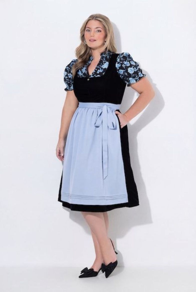 Moda za polnejše Haljina dirndl plus velikost, xxl, Ulla Popken in Johann Popken (JP1880)
