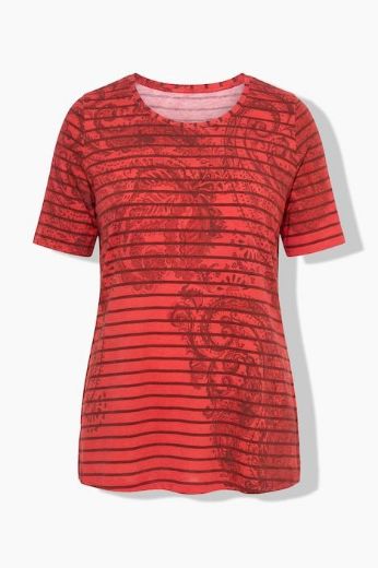 Moda za polnejše Majica kratkih rukava A kroja plus velikost, xxl, Ulla Popken in Johann Popken (JP1880)