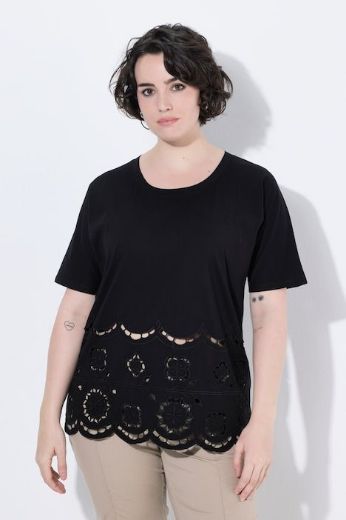 Moda za polnejše Majica kratkih rukava okruglog ovratnika plus velikost, xxl, Ulla Popken in Johann Popken (JP1880)