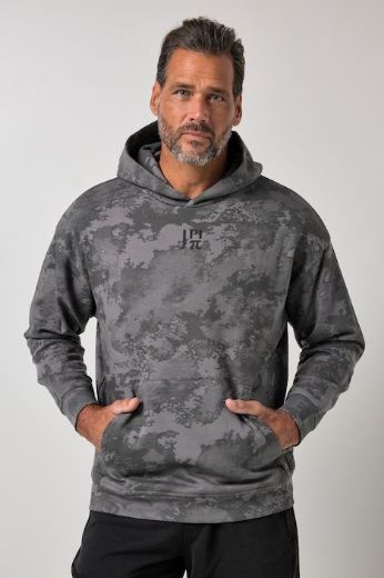 Moda za polnejše Majica dugih rukava s kapuljačom plus velikost, xxl, Ulla Popken in Johann Popken (JP1880)