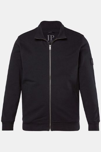 Moda za polnejše Majica dugih rukava s patentim zatvaračem plus velikost, xxl, Ulla Popken in Johann Popken (JP1880)