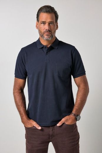 Moda za polnejše Majica polo kratkih rukava plus velikost, xxl, Ulla Popken in Johann Popken (JP1880)