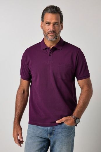 Moda za polnejše Majica polo kratkih rukava plus velikost, xxl, Ulla Popken in Johann Popken (JP1880)