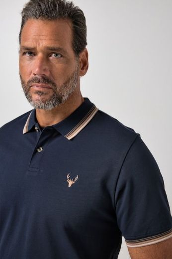 Moda za polnejše Majica polo kratkih rukava plus velikost, xxl, Ulla Popken in Johann Popken (JP1880)