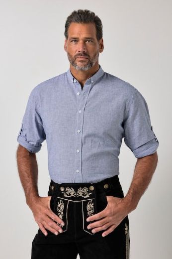 Moda za polnejše Košulja dugih rukava plus velikost, xxl, Ulla Popken in Johann Popken (JP1880)