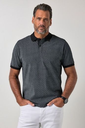 Moda za polnejše Majica polo kratkih rukava plus velikost, xxl, Ulla Popken in Johann Popken (JP1880)