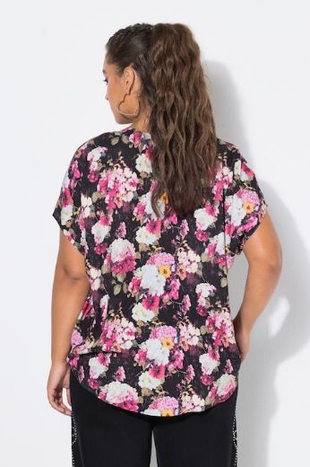 Moda za polnejše Bluza kratkih rukava V ovratnika plus velikost, xxl, Ulla Popken in Johann Popken (JP1880)
