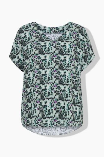 Moda za polnejše Bluza kratkih rukava V ovratnika plus velikost, xxl, Ulla Popken in Johann Popken (JP1880)