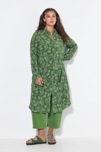 Moda za polnejše Bluza dugih rukava dužeg kroja plus velikost, xxl, Ulla Popken in Johann Popken (JP1880)