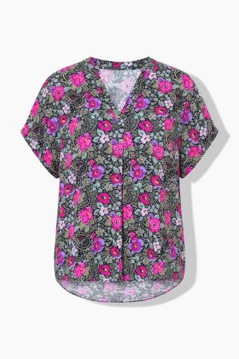 Moda za polnejše Bluza kratkih rukava plus velikost, xxl, Ulla Popken in Johann Popken (JP1880)