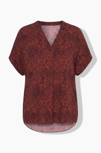 Moda za polnejše Bluza kratkih rukava plus velikost, xxl, Ulla Popken in Johann Popken (JP1880)