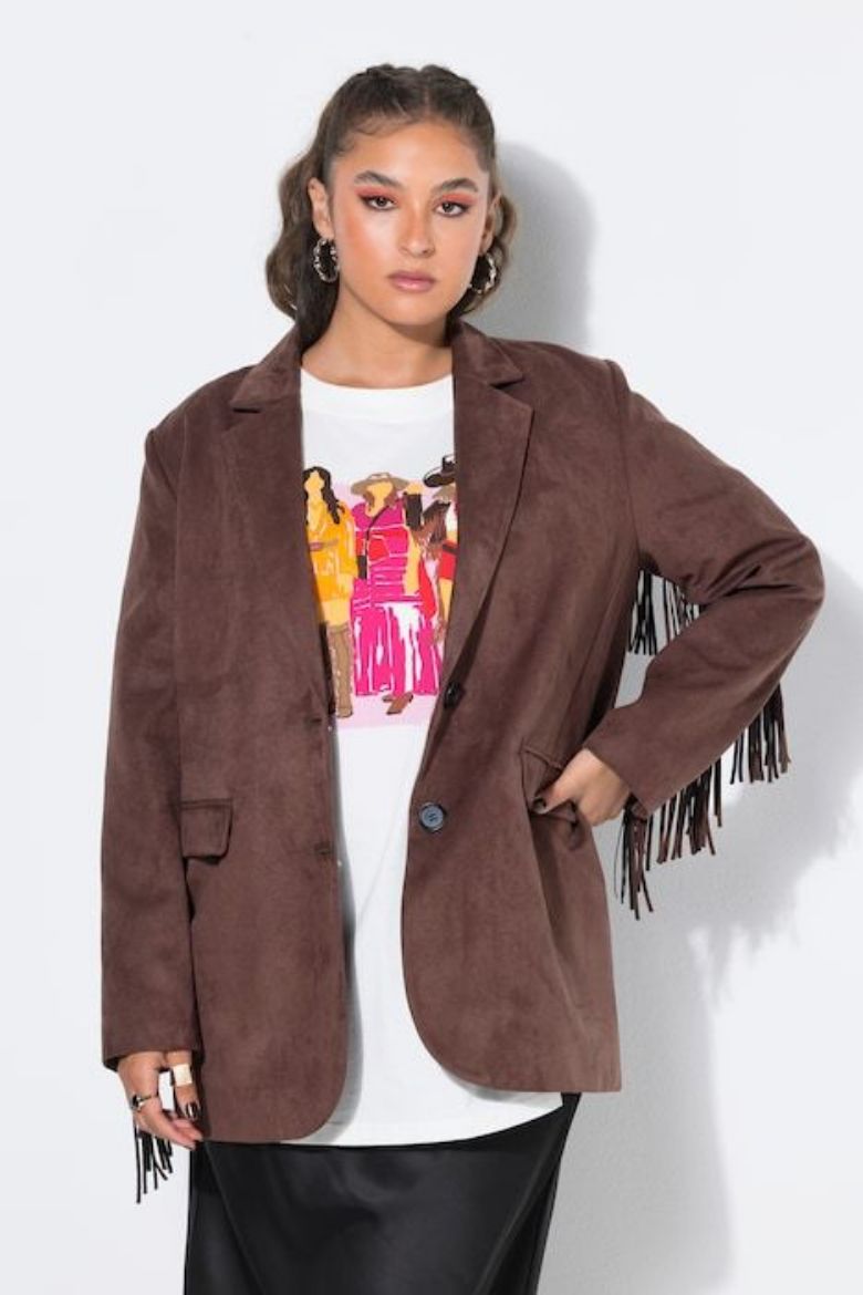 Moda za polnejše Sako šireg kroja plus velikost, xxl, Ulla Popken in Johann Popken (JP1880)