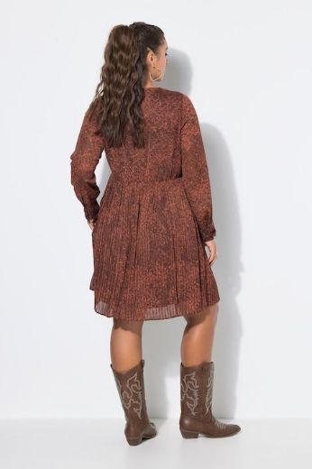 Moda za polnejše Haljina midi dugih rukava plus velikost, xxl, Ulla Popken in Johann Popken (JP1880)