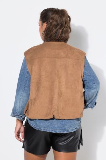 Moda za polnejše Prsluk s patentnim zatvaračem plus velikost, xxl, Ulla Popken in Johann Popken (JP1880)