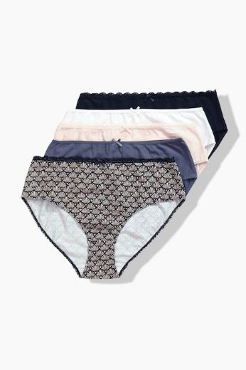 Moda za polnejše Gaćice midi 5 komada plus velikost, xxl, Ulla Popken in Johann Popken (JP1880)