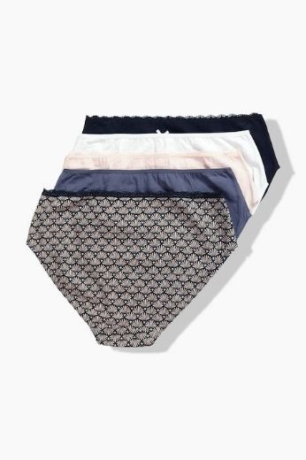 Moda za polnejše Gaćice midi 5 komada plus velikost, xxl, Ulla Popken in Johann Popken (JP1880)