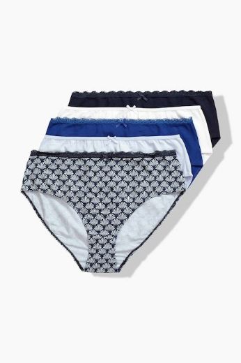 Moda za polnejše Gaćice midi 5 komada plus velikost, xxl, Ulla Popken in Johann Popken (JP1880)