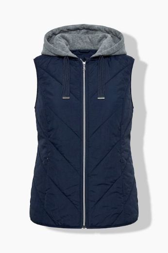 Moda za polnejše Prsluk prošiveni plus velikost, xxl, Ulla Popken in Johann Popken (JP1880)