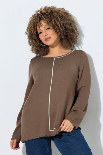 Moda za polnejše Pulover dugih rukava plus velikost, xxl, Ulla Popken in Johann Popken (JP1880)