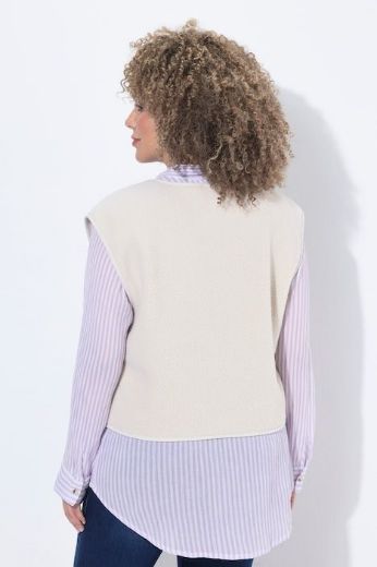 Moda za polnejše Prsluk plišani plus velikost, xxl, Ulla Popken in Johann Popken (JP1880)