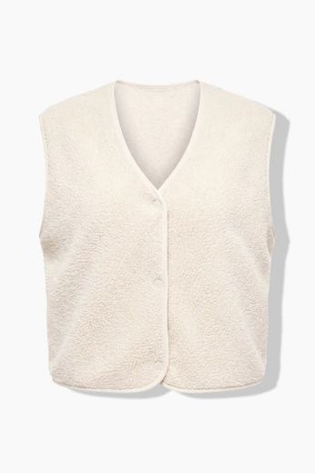 Moda za polnejše Prsluk plišani plus velikost, xxl, Ulla Popken in Johann Popken (JP1880)