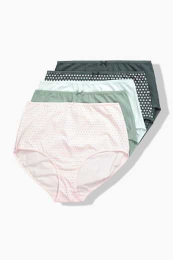 Moda za polnejše Gaćice maxi 5 komada plus velikost, xxl, Ulla Popken in Johann Popken (JP1880)