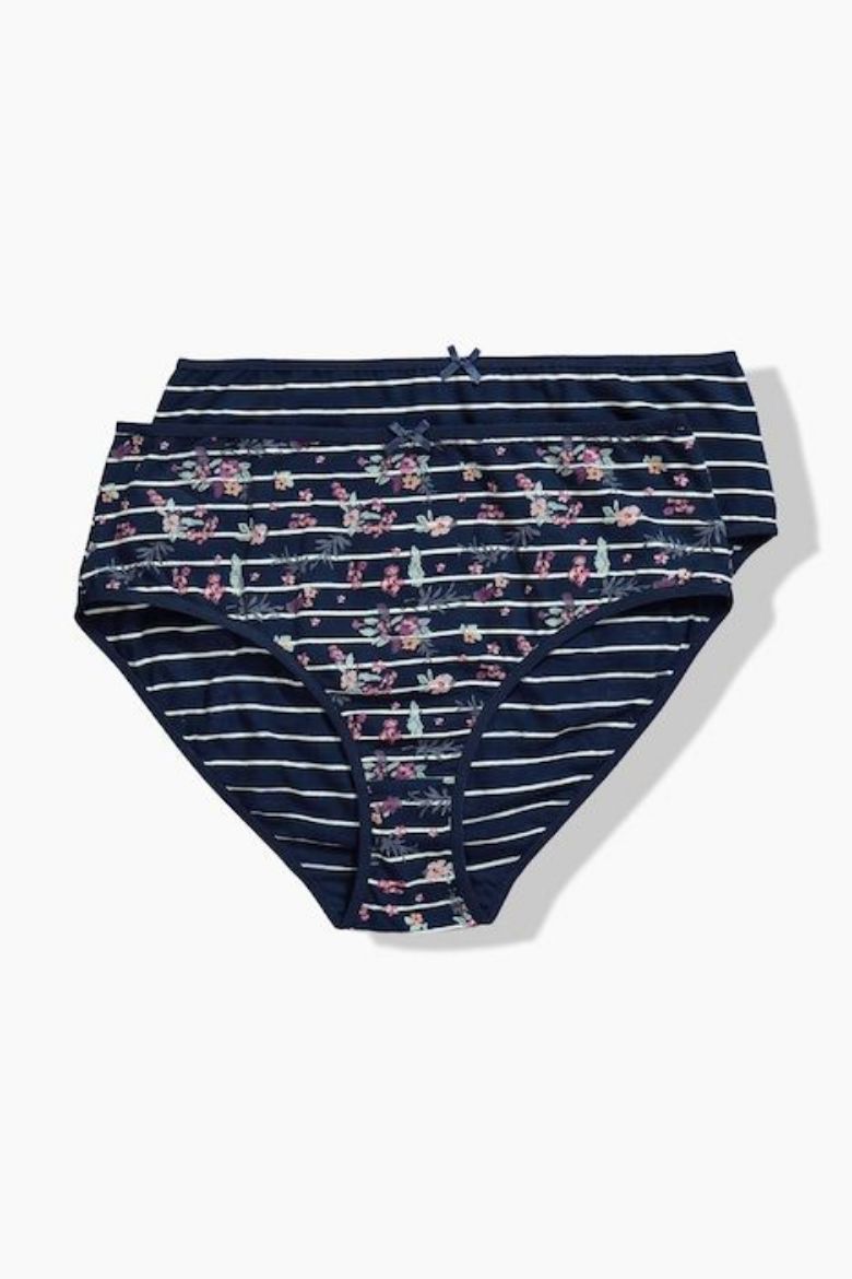 Moda za polnejše Gaćice midi 2 komada plus velikost, xxl, Ulla Popken in Johann Popken (JP1880)