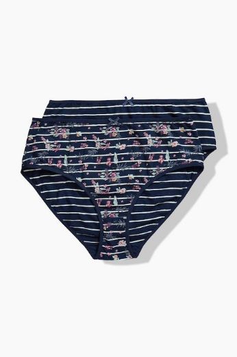 Moda za polnejše Gaćice midi 2 komada plus velikost, xxl, Ulla Popken in Johann Popken (JP1880)