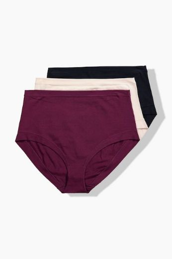 Moda za polnejše Gaćice maxi 3 komada plus velikost, xxl, Ulla Popken in Johann Popken (JP1880)