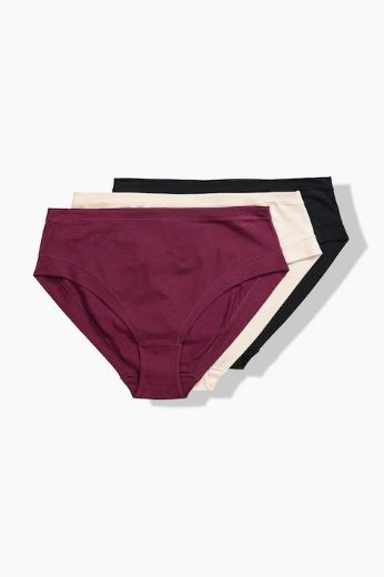 Moda za polnejše Gaćice midi 3 komada plus velikost, xxl, Ulla Popken in Johann Popken (JP1880)