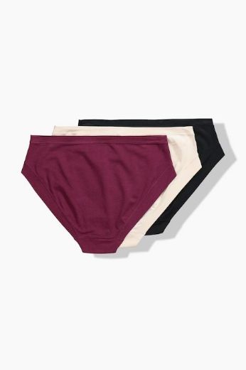 Moda za polnejše Gaćice midi 3 komada plus velikost, xxl, Ulla Popken in Johann Popken (JP1880)