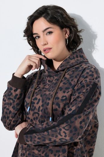 Moda za polnejše Majica dugih rukava s kapuljačom plus velikost, xxl, Ulla Popken in Johann Popken (JP1880)