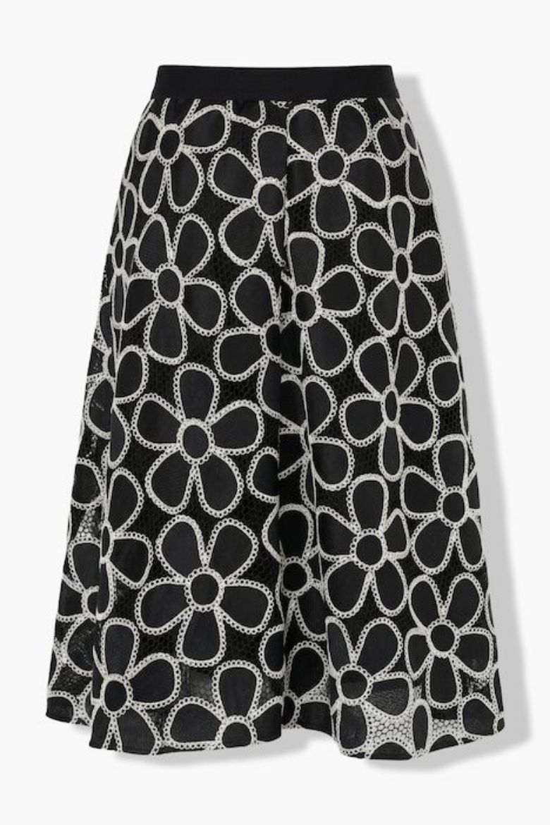 Moda za polnejše Suknja midi A kroja plus velikost, xxl, Ulla Popken in Johann Popken (JP1880)
